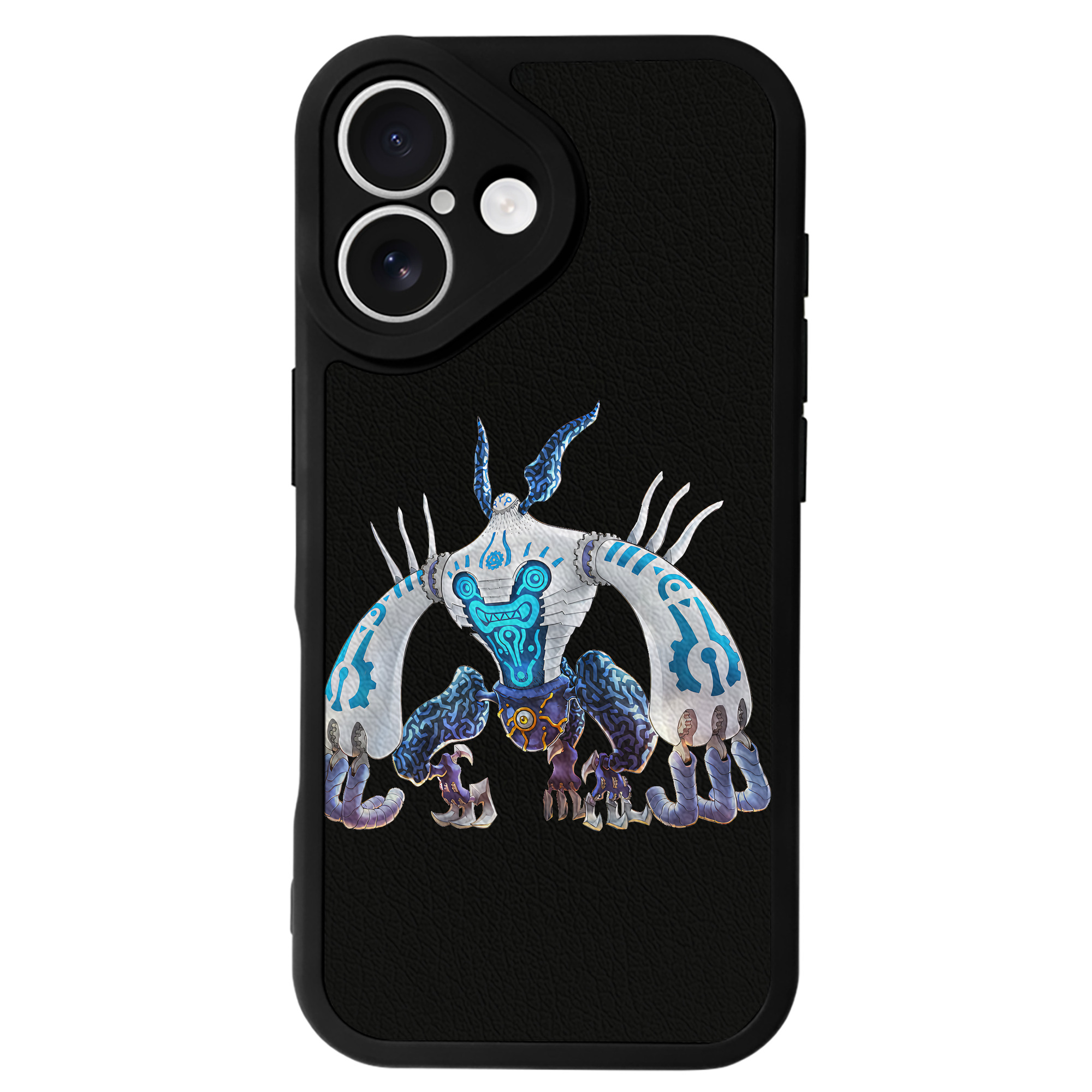 （画像用） 遊☆戯☆王 Yu-Gi-Oh! 【iPhone 16シリーズ対応】シリコンスマホケース（レザー調） 材質：シリコン
